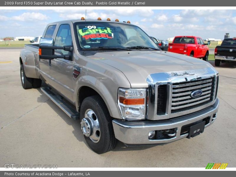 Front 3/4 View of 2009 F350 Super Duty Lariat Crew Cab Dually