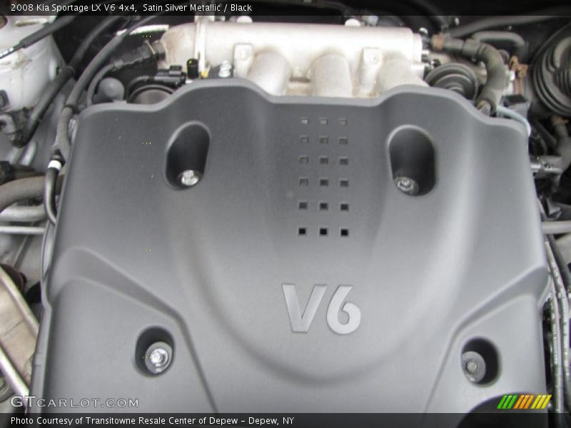 Satin Silver Metallic / Black 2008 Kia Sportage LX V6 4x4