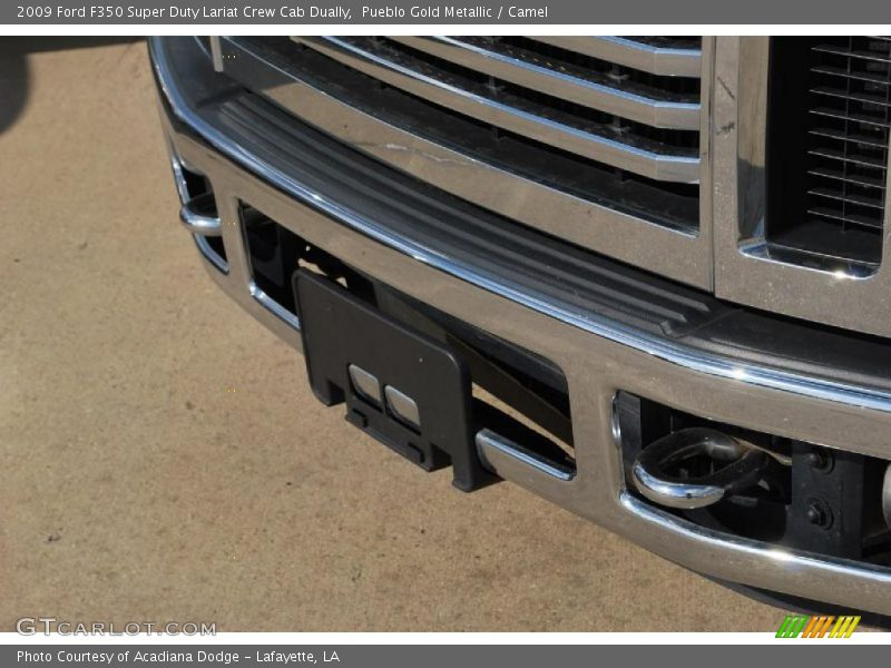 Pueblo Gold Metallic / Camel 2009 Ford F350 Super Duty Lariat Crew Cab Dually