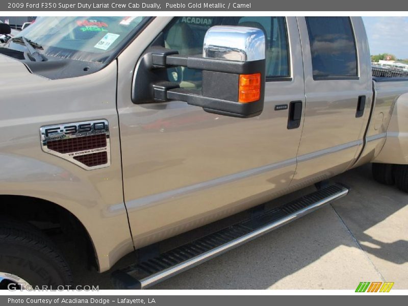 Pueblo Gold Metallic / Camel 2009 Ford F350 Super Duty Lariat Crew Cab Dually