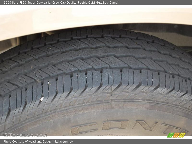 Pueblo Gold Metallic / Camel 2009 Ford F350 Super Duty Lariat Crew Cab Dually