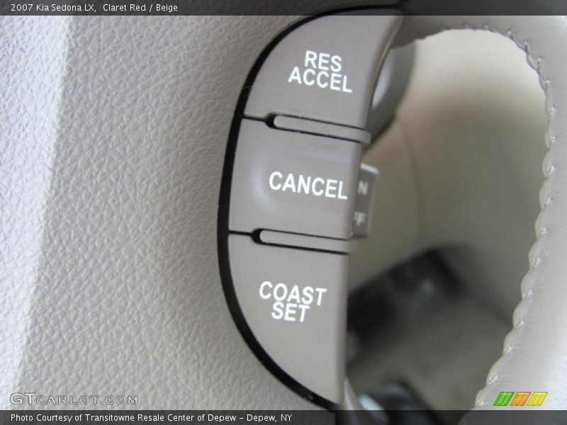 Claret Red / Beige 2007 Kia Sedona LX