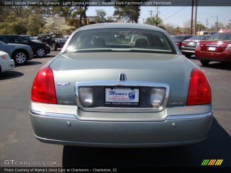 Light Tundra Metallic / Medium Dark Parchment/Light Parchment 2003 Lincoln Town Car Signature