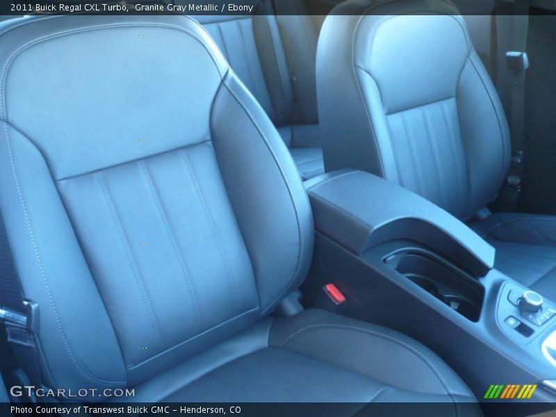 Granite Gray Metallic / Ebony 2011 Buick Regal CXL Turbo