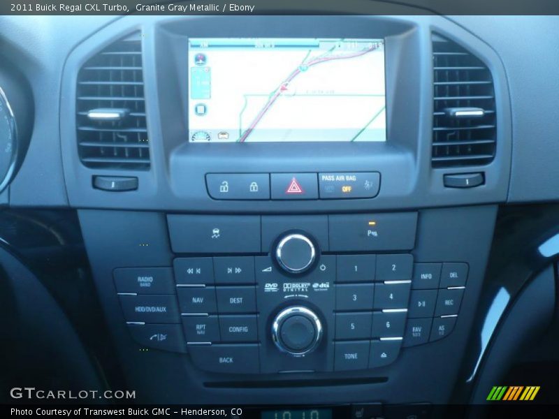 Controls of 2011 Regal CXL Turbo