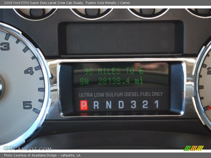 Pueblo Gold Metallic / Camel 2009 Ford F350 Super Duty Lariat Crew Cab Dually