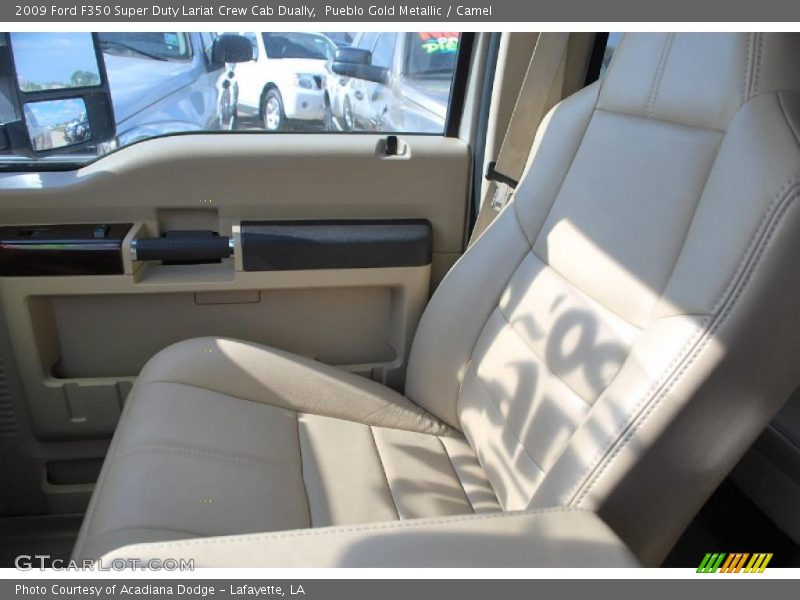 Pueblo Gold Metallic / Camel 2009 Ford F350 Super Duty Lariat Crew Cab Dually