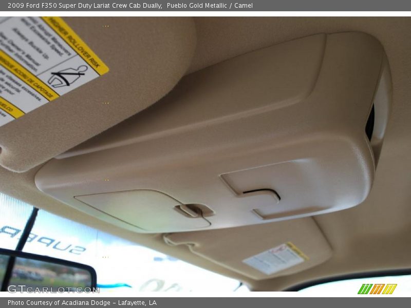 Pueblo Gold Metallic / Camel 2009 Ford F350 Super Duty Lariat Crew Cab Dually