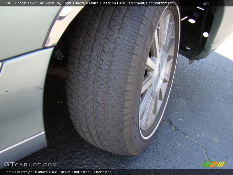 Light Tundra Metallic / Medium Dark Parchment/Light Parchment 2003 Lincoln Town Car Signature