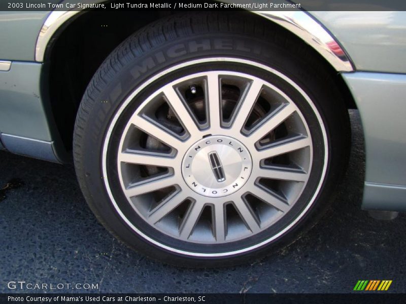 Light Tundra Metallic / Medium Dark Parchment/Light Parchment 2003 Lincoln Town Car Signature
