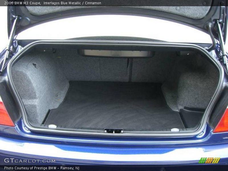 Interlagos Blue Metallic / Cinnamon 2006 BMW M3 Coupe