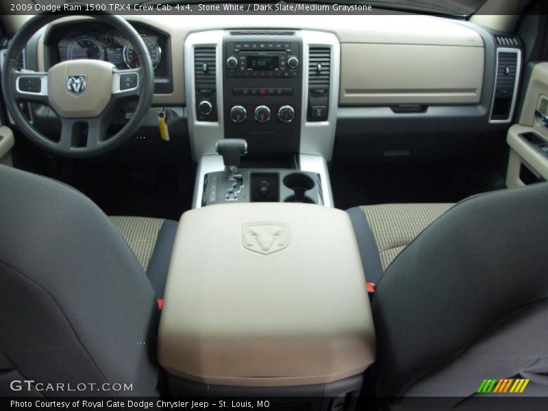 Stone White / Dark Slate/Medium Graystone 2009 Dodge Ram 1500 TRX4 Crew Cab 4x4