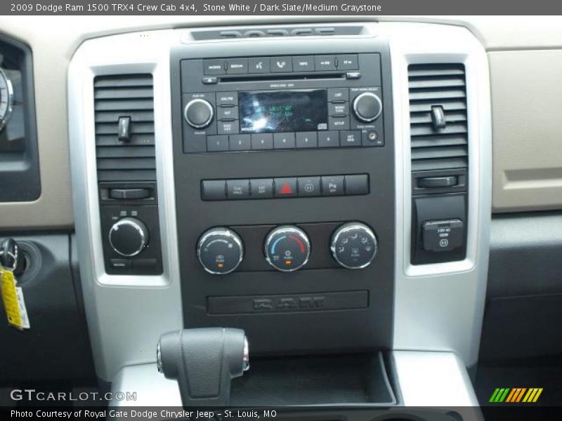 Stone White / Dark Slate/Medium Graystone 2009 Dodge Ram 1500 TRX4 Crew Cab 4x4