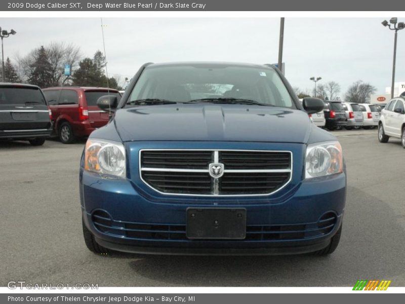 Deep Water Blue Pearl / Dark Slate Gray 2009 Dodge Caliber SXT