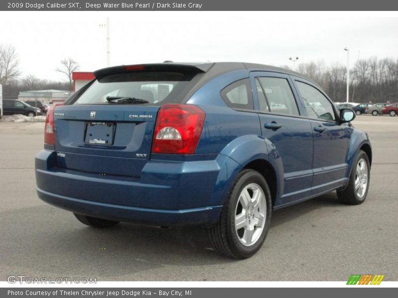 Deep Water Blue Pearl / Dark Slate Gray 2009 Dodge Caliber SXT