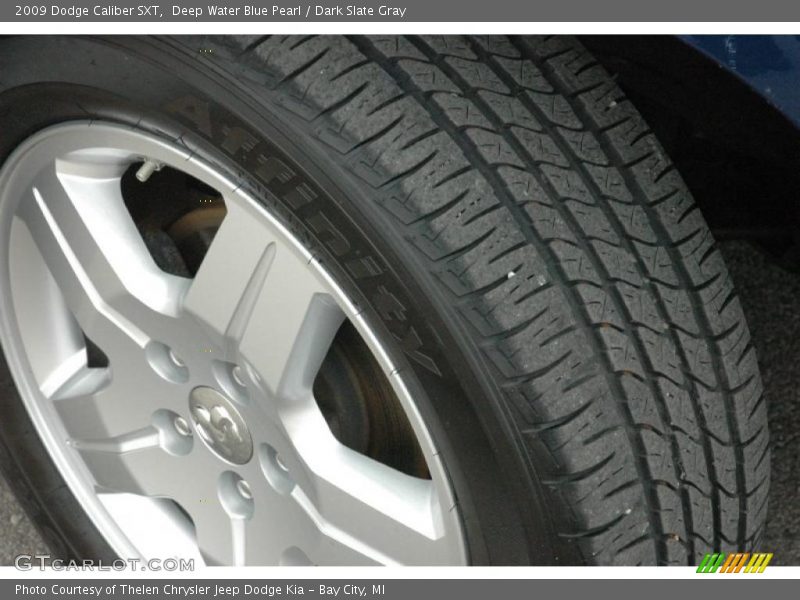 Deep Water Blue Pearl / Dark Slate Gray 2009 Dodge Caliber SXT