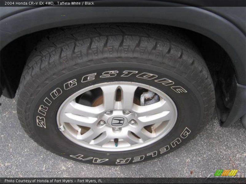 Taffeta White / Black 2004 Honda CR-V EX 4WD