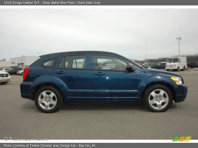 Deep Water Blue Pearl / Dark Slate Gray 2009 Dodge Caliber SXT