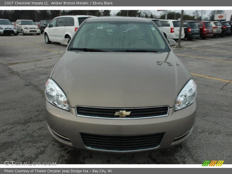 Amber Bronze Metallic / Ebony Black 2007 Chevrolet Impala LS