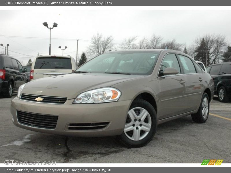 Amber Bronze Metallic / Ebony Black 2007 Chevrolet Impala LS