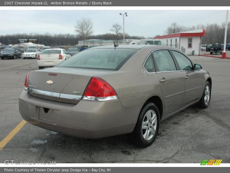 Amber Bronze Metallic / Ebony Black 2007 Chevrolet Impala LS