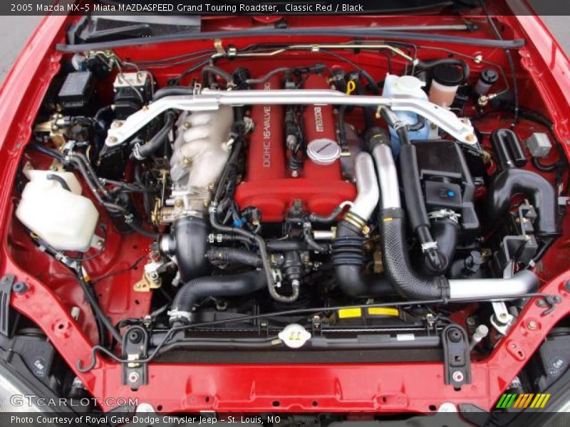  2005 MX-5 Miata MAZDASPEED Grand Touring Roadster Engine - 1.8 Liter Turbocharged DOHC 16-Valve 4 Cylinder