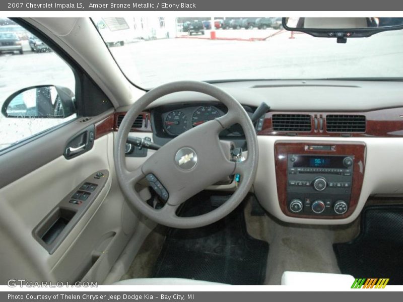 Amber Bronze Metallic / Ebony Black 2007 Chevrolet Impala LS