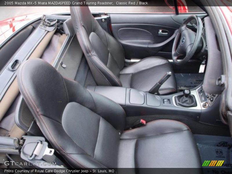  2005 MX-5 Miata MAZDASPEED Grand Touring Roadster Black Interior