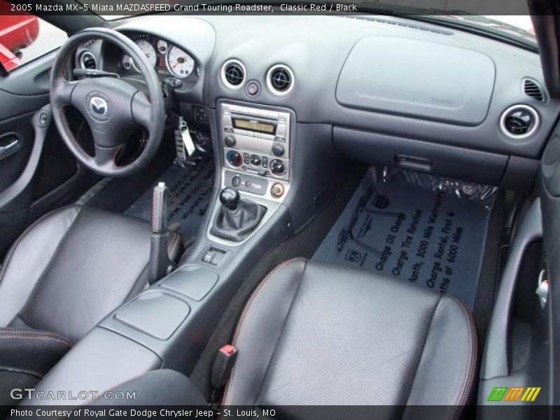  2005 MX-5 Miata MAZDASPEED Grand Touring Roadster Black Interior