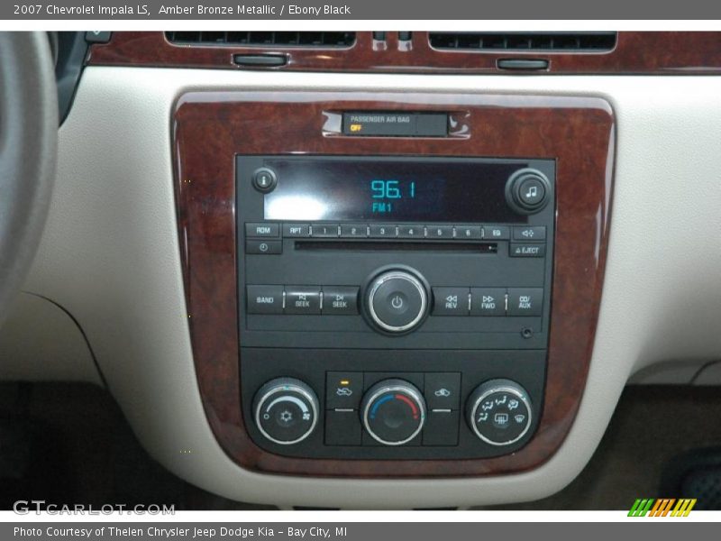 Amber Bronze Metallic / Ebony Black 2007 Chevrolet Impala LS
