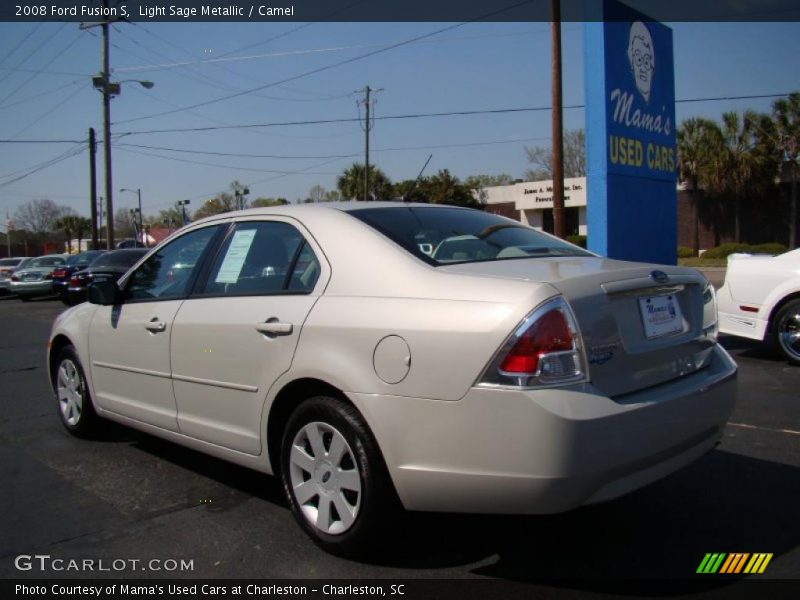Light Sage Metallic / Camel 2008 Ford Fusion S