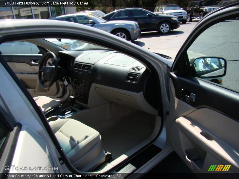 Light Sage Metallic / Camel 2008 Ford Fusion S