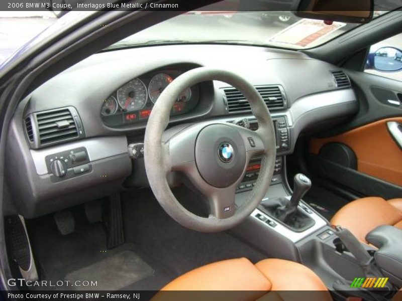Interlagos Blue Metallic / Cinnamon 2006 BMW M3 Coupe