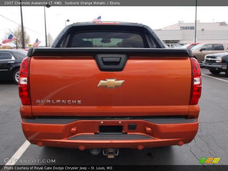  2007 Avalanche LT 4WD Sunburst Orange Metallic