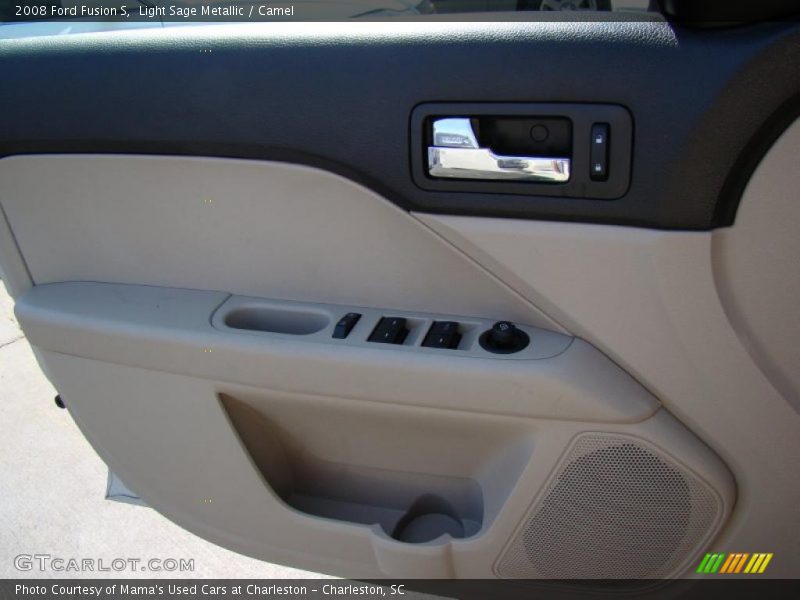Light Sage Metallic / Camel 2008 Ford Fusion S