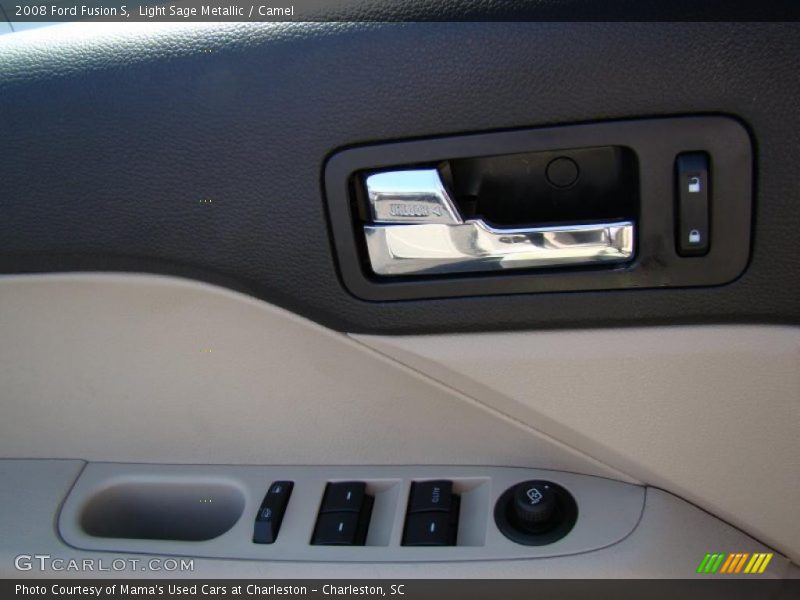 Light Sage Metallic / Camel 2008 Ford Fusion S