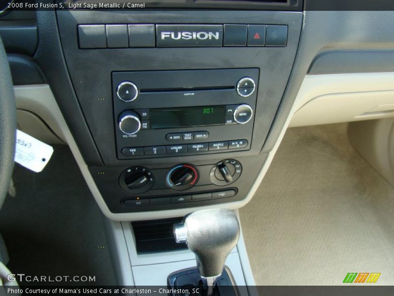 Light Sage Metallic / Camel 2008 Ford Fusion S