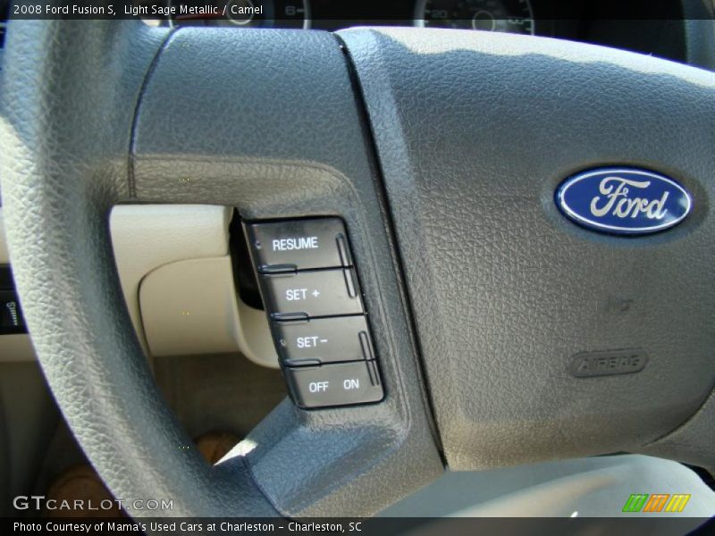 Light Sage Metallic / Camel 2008 Ford Fusion S