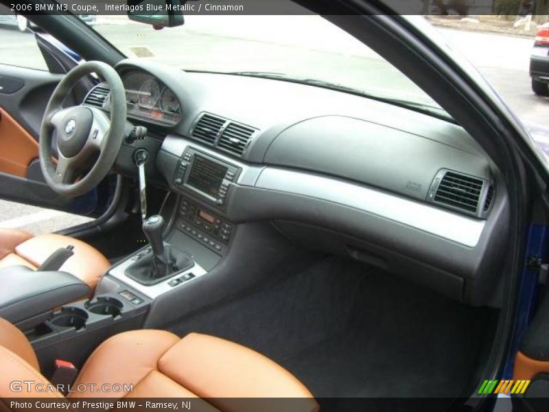 Interlagos Blue Metallic / Cinnamon 2006 BMW M3 Coupe