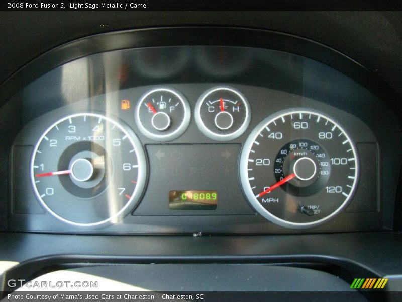 Light Sage Metallic / Camel 2008 Ford Fusion S
