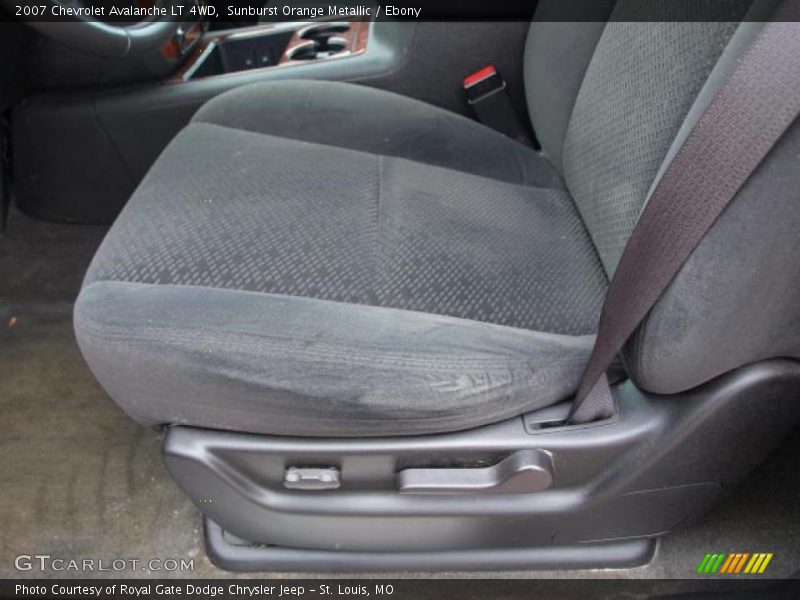 Sunburst Orange Metallic / Ebony 2007 Chevrolet Avalanche LT 4WD