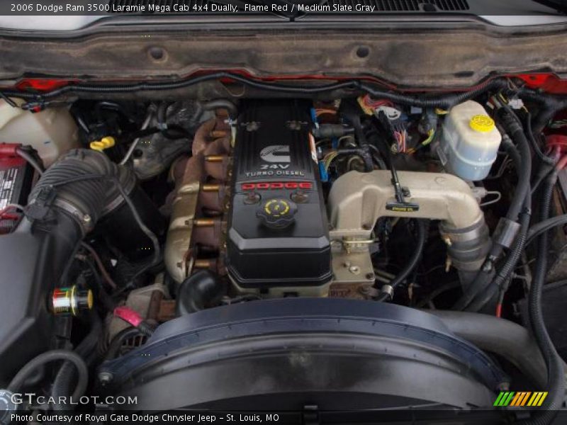  2006 Ram 3500 Laramie Mega Cab 4x4 Dually Engine - 5.9L 24V HO Cummins Turbo Diesel I6