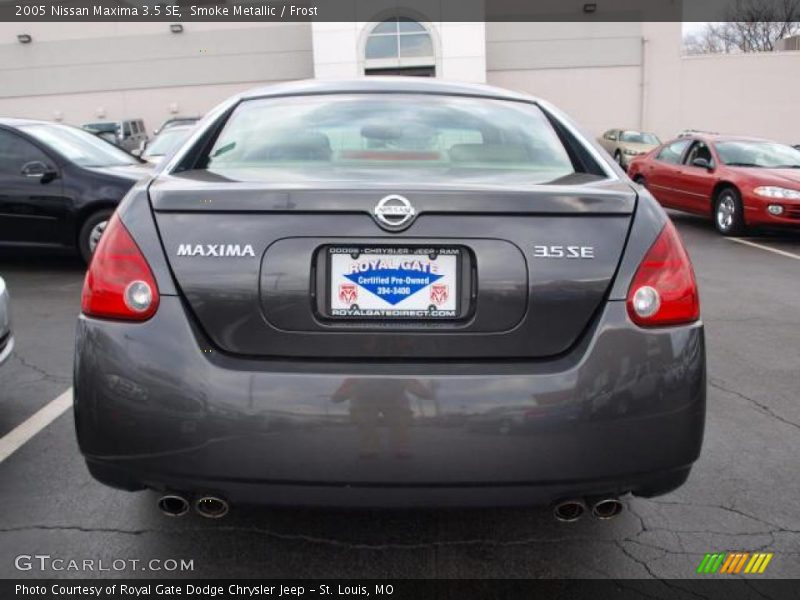 Smoke Metallic / Frost 2005 Nissan Maxima 3.5 SE