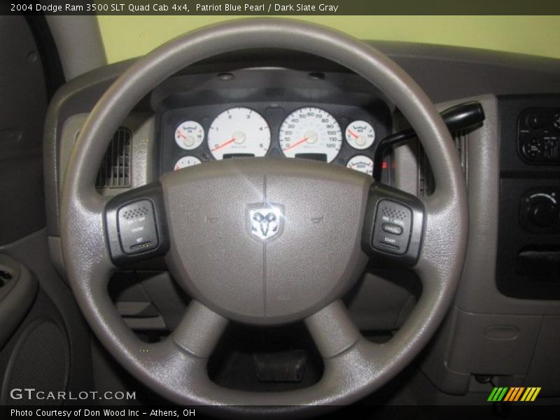 Patriot Blue Pearl / Dark Slate Gray 2004 Dodge Ram 3500 SLT Quad Cab 4x4