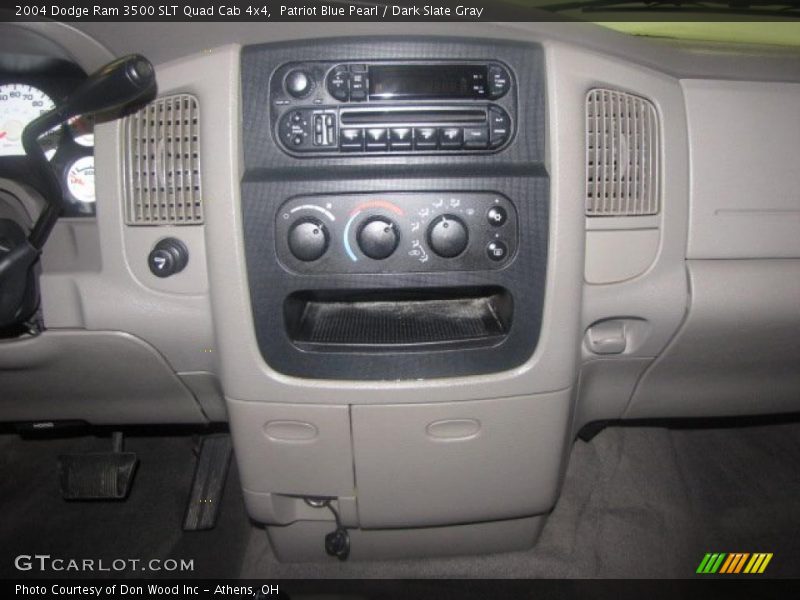 Patriot Blue Pearl / Dark Slate Gray 2004 Dodge Ram 3500 SLT Quad Cab 4x4