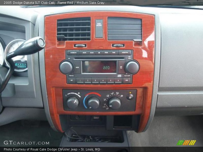 Controls of 2005 Dakota SLT Club Cab