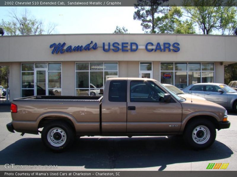 Sandalwood Metallic / Graphite 2002 Chevrolet S10 Extended Cab