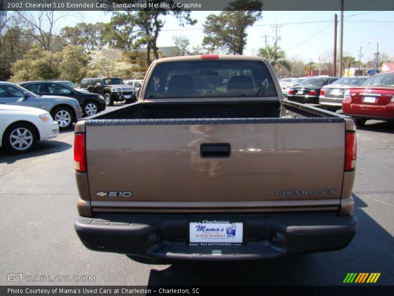 Sandalwood Metallic / Graphite 2002 Chevrolet S10 Extended Cab
