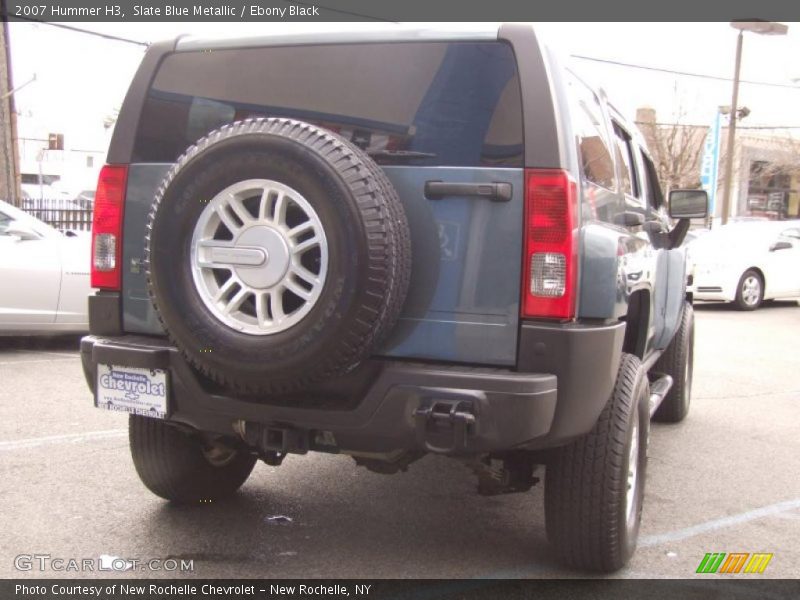 Slate Blue Metallic / Ebony Black 2007 Hummer H3