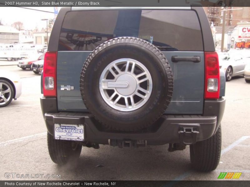 Slate Blue Metallic / Ebony Black 2007 Hummer H3